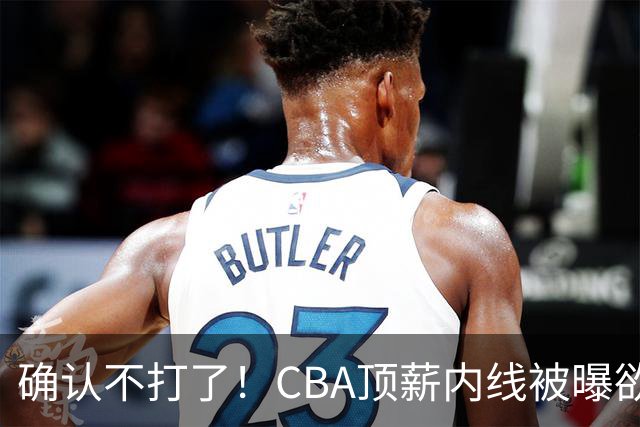 确认不打了！CBA顶薪内线被曝欲离队，加盟广东驰援杜锋成首选？